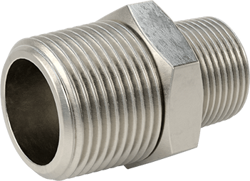 McMaster 51205K204 Extreme - Pressure 316 Stainless Steel Pipe Fitting Straight Reducer with Hex Body, 1 x 3/4 NPTF Male - KVM Tools Inc.KV51205K204