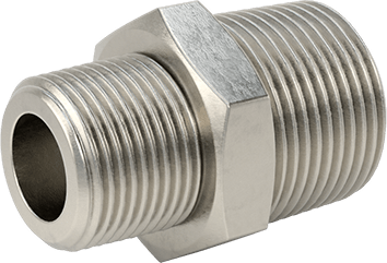 McMaster 51205K204 Extreme - Pressure 316 Stainless Steel Pipe Fitting Straight Reducer with Hex Body, 1 x 3/4 NPTF Male - KVM Tools Inc.KV51205K204