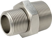 McMaster 51205K206 Extreme - Pressure 316 Stainless Steel Pipe Fitting Straight Reducer with Hex Body, 1 - 1/4 x 1 NPTF Male - KVM Tools Inc.KV51205K206