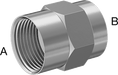 McMaster 51205K619 Extreme - Pressure 316 Stainless Steel Pipe Fitting Straight Reducer, 1 x 1/4 NPT Female - KVM Tools Inc.KV51205K619