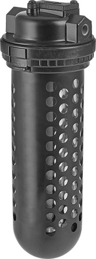 McMaster 5163K21 Desiccant Compressed Air Dryer, Plastic Bowl with Steel Guard, 1/2 NPT Female, 10 scfm