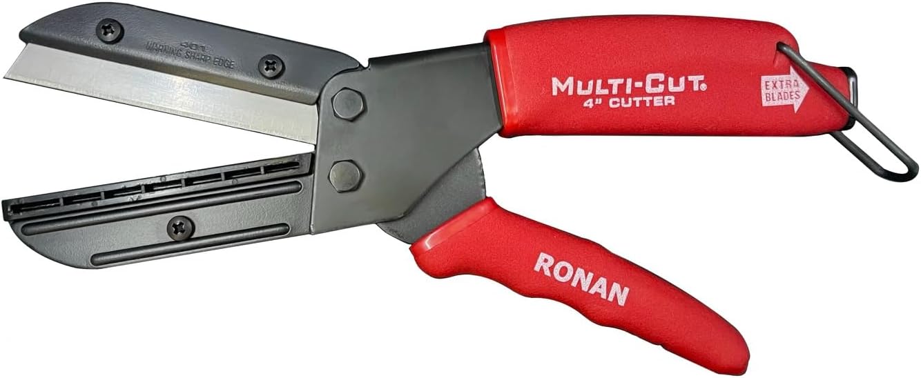 Ronan Multi - Cut 401 Cutting Tool - Wood, Box, Branch, Plant, Plastic, Rope, Leather, Linoleum, Rubber Cutter, DIY Utility All Purpose Multi - Cutting Device - KVM Tools Inc.KVG007696784