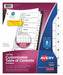 Avery Dennison 11132T Ready Index Tabs PK8