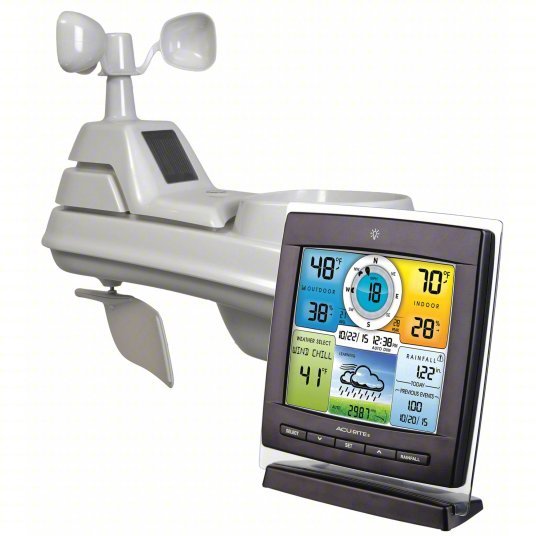 Acurite 01528MCB Wireless Weather Station Iris, Color LCD - KVM Tools Inc.KV53DR02