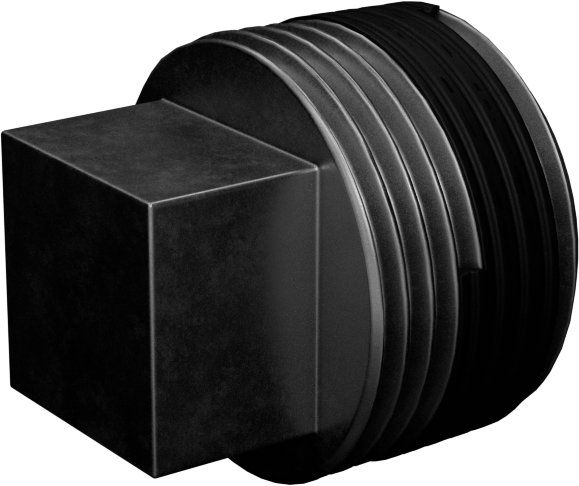 McMaster 5245N25 Low-Pressure Steel Pipe Fitting with Sealant, Plug, External Square Drive, 3/4 NPT Male, Class 150