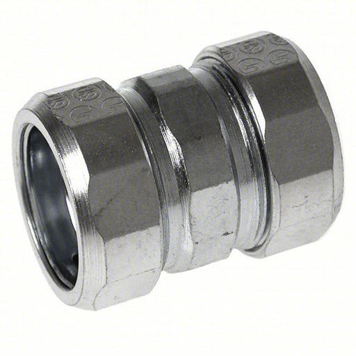 Raco 1823 Compression Coupling Steel, 3/4 in Trade Size, 1 1/2 in Overall Lg, RMC, Concrete Tight - KVM Tools Inc.KV52AV16