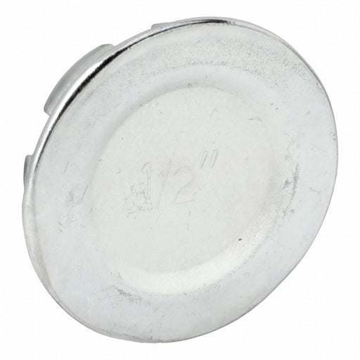 Raco 1042 Knockout Plug, Steel, 1/2 in