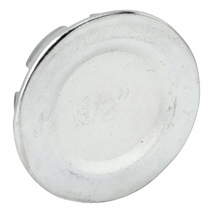 Raco 1042 Knockout Plug, Steel, 1/2 in