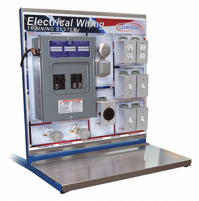 Learnlab Training System Learnlab 722301511534 Electrical Wiring Training System, 24 in x 24 in ...