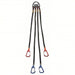 Kong 871130000KK Bridle 3 3/4 ft, Nylon, Multi - Color - KVM Tools Inc.KV52YH26