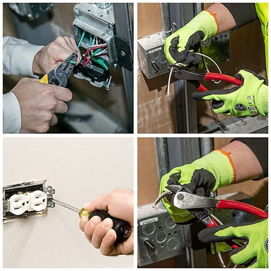 Klein 5300 Electricians Tool Kit 10 Total Pcs, Tool Pouch, 10 or less Pieces Range - KVM Tools Inc.KV3KGW2