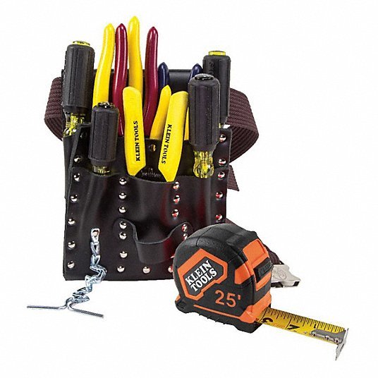 Klein 5300 Electricians Tool Kit 10 Total Pcs, Tool Pouch, 10 or less Pieces Range - KVM Tools Inc.KV3KGW2