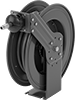 McMaster 5320K31 Automatic-Winding Hose Reel, with 6" x 6" Base, Brass 1/2 x 1/2 NPT, 50 Feet Long Hose