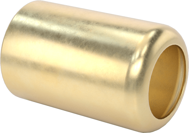 McMaster 5349K47 Brass Crimp-on Ferrules for Air and Water Hose, 0.593" Hose End ID, Pack of 25
