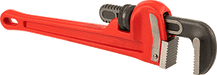 McMaster 5357A124 Pipe Wrench with Straight 2 in Maximum Capacity Jaw, 12 in Long, Red - Painted Iron - KVM Tools Inc.KV5357A124