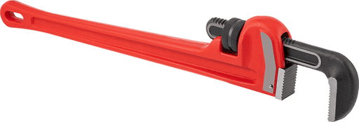McMaster 5357A127 Pipe Wrench with Straight 3" Maximum Capacity Jaw, 24" Long, Red Painted Iron - KVM Tools Inc.KV5357A127