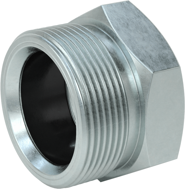 McMaster 5360K81 Hex Bushing for 2" for Hose ID Interlocking-Clamp Hose Adapter for Steam