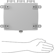 McMaster 5376K428 Versa - Mount Polycarbonate Washdown Enclosure Corrosion - Resistant, White, Quick - Release, 10 - 9/16" X5 - 5/16" - KVM Tools Inc.KV5376K428