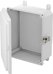 McMaster 5376K428 Versa - Mount Polycarbonate Washdown Enclosure Corrosion - Resistant, White, Quick - Release, 10 - 9/16" X5 - 5/16" - KVM Tools Inc.KV5376K428