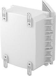 McMaster 5376K428 Versa - Mount Polycarbonate Washdown Enclosure Corrosion - Resistant, White, Quick - Release, 10 - 9/16" X5 - 5/16" - KVM Tools Inc.KV5376K428