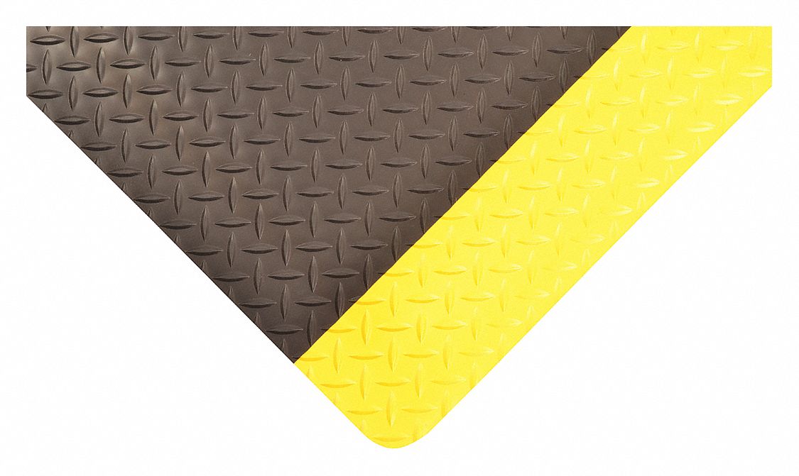 Notrax 985S0312YB Antifatigue Runner Diamond Plate 3ft x 12ft