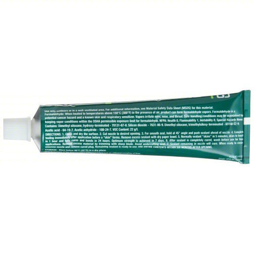 Dow Corning 2423472 Gasket Sealant 736, 3.04 fl oz, Tube, Red, For Food & Beverage Processing - KVM Tools Inc.KV53DC30