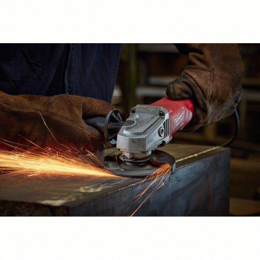 Milwaukee 6142 - 31 Angle Grinder 11 A, 11,000 RPM Max. Speed, Paddle, 4 1/2 in Wheel Dia, 120V AC - KVM Tools Inc.KV53DT16