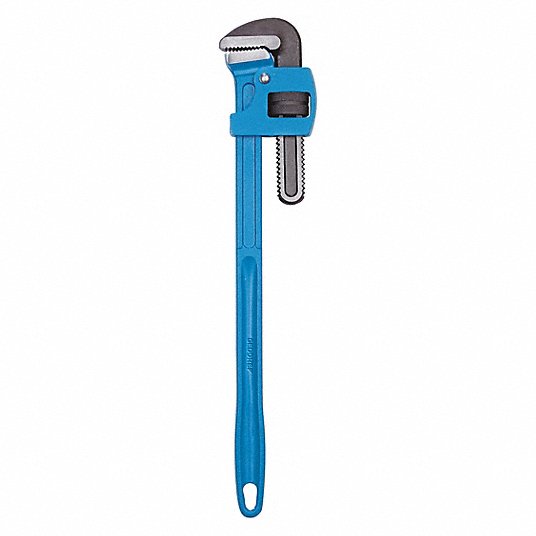 Gedore 225 24 24 in L 2 1/2 in Cap. Alloy Steel Straight Pipe Wrench