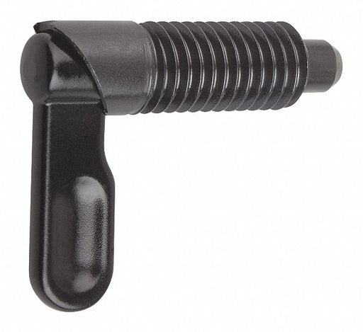 Kipp K0348.0605121 Indexing Plunger, Steel, M12x1.5 Thread, 5 mm Plunger Wd, 8 N to 15 N Nose Force