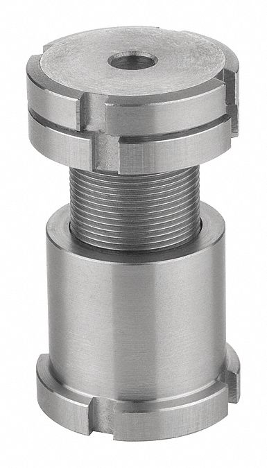 Kipp K0693.029241 Adjustment Bolt, Stainless Steel, 77 mm to 106 mm Ht Range, For M24 Screw