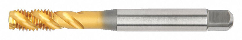 WIDIA GTD VTSFT-TC6049 Spiral Flute Tap, 2"-4.5 UNC, 2B, 5 Flute, Semi-Bottoming Chamfer, High Speed Steel