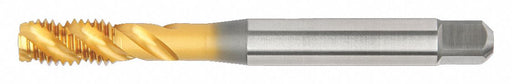 WIDIA GTD VTSFT-TC6049 Spiral Flute Tap, 2"-4.5 UNC, 2B, 5 Flute, Semi-Bottoming Chamfer, High Speed Steel