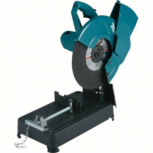Makita LW1401 Chop Saw 14 in Blade Dia., 3,800 RPM Max. Blade Speed, 5 in Round Cut Capacity @ 0 Deg. - KVM Tools Inc.KV53YK07