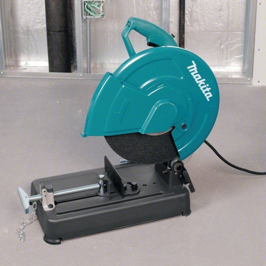 Makita LW1401 Chop Saw 14 in Blade Dia., 3,800 RPM Max. Blade Speed, 5 in Round Cut Capacity @ 0 Deg. - KVM Tools Inc.KV53YK07
