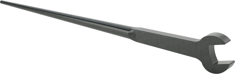 McMaster 5405A25 Open-End Wrench for Hole Alignment (Spud Wrench), 1-1/8" Size, 17" Long, Black-Oxide Steel