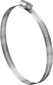 McMaster 54155K35 Worm-Drive Clamps for Firm Hose and Tube, with 305 Stainless Steel Screw, 1/2" Wide Band, 2-1/2" to 5-1/2" Clamp ID, Pack of 5