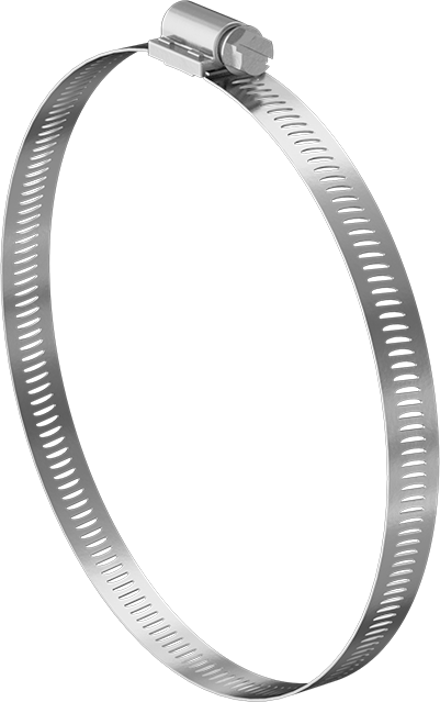 McMaster 54155K35 Worm-Drive Clamps for Firm Hose and Tube, with 305 Stainless Steel Screw, 1/2" Wide Band, 2-1/2" to 5-1/2" Clamp ID, Pack of 5