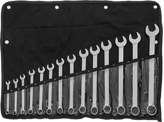 McMaster 5444A2 Combination Inch Wrench Set 14 Pieces, 12 - Point Opening - KVM Tools Inc.KV5444A2