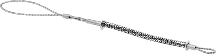McMaster 5484K29 Hose Whip Check, Spring-Loaded Loop x Choker, for 1-1/2" to 3" Hose ID
