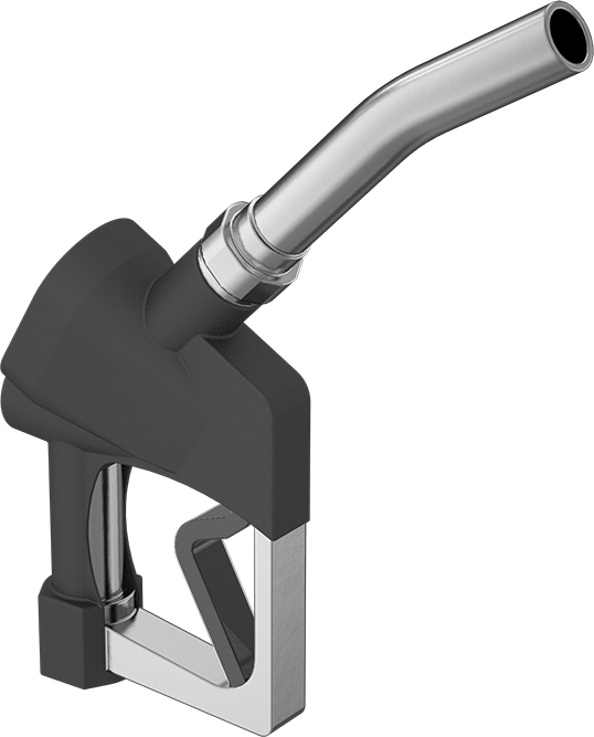 McMaster 5496K51 Diesel-Fuel Hose Nozzle, 25 gpm Flow Rate, 1 NPT Female Connection