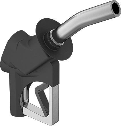 McMaster 5496K84 Diesel - Fuel Hose Nozzle with Three - Position Hold - Open Clip, 75 gpm Maximum Flow - KVM Tools Inc.KV5496K84