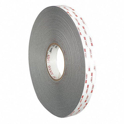 3M 4941 Double - Sided Foam Tape, Acrylic, 3/4 in x 36 yd, 1/32 in Tape Thick, Gray, 3 PK - KVM Tools Inc.KV54EN59