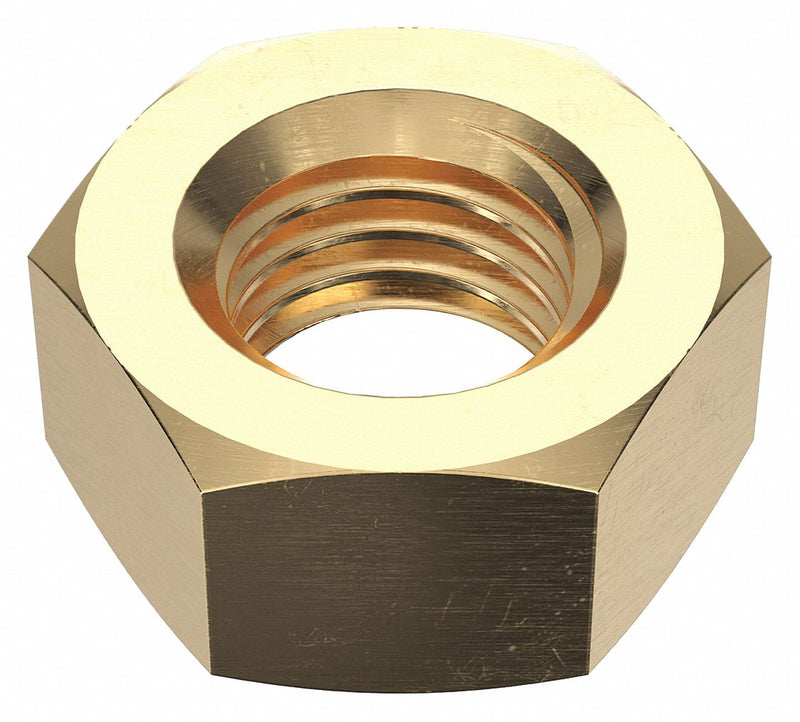 Approved Vendor M04122.140.0001 Hex Nut, Std Hex, M14x2.00 Thread, 22 mm Hex Wd, 11 mm Hex Ht, Steel, Class 10, Zinc Yellow, 50 PK