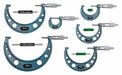 Mitutoyo 103-904-10 Mechanical Outside Micrometer Set: 0 in to 6 in, Inch