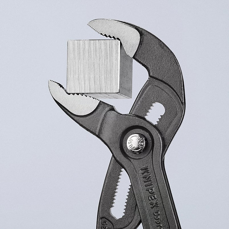 Knipex 87 02 300 T BKA Water Pump Plier V, Push Button, 2 3/4 in Max Jaw Opening, 12 in Overall Lg, 30 Jaw Positions - KVM Tools Inc.KV54JD79