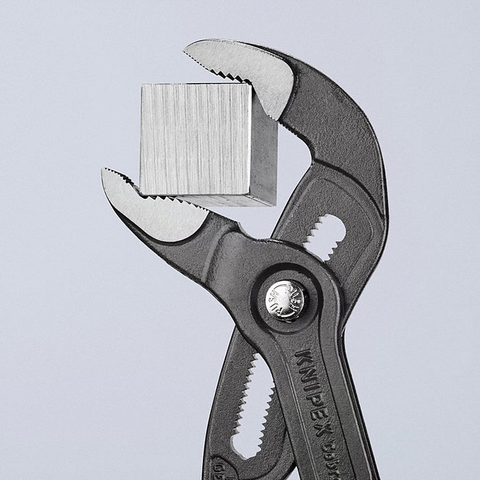 Knipex 87 02 300 T BKA Water Pump Plier V, Push Button, 2 3/4 in Max Jaw Opening, 12 in Overall Lg, 30 Jaw Positions - KVM Tools Inc.KV54JD79
