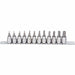 KVM Tools KV54TM25 Socket Bit Set 1 - 25 Pieces, 3/8 in Drive Size, 12 Pieces, 1 27/32 in Overall Lg, SAE - KVM Tools Inc.KV54TM25