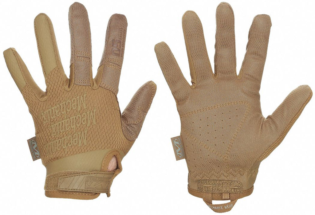Mechanix Wear MSD-F72-009 Tactical Gloves, M, Tan, Synthetic Leather, Hook-and-Loop, ANSI/ISEA Cut Level 1, 1 PR