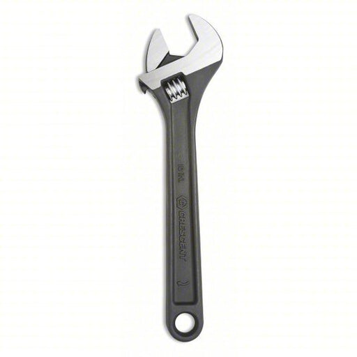 Crescent AT210VS Adjustable Wrench Alloy Steel, Black Oxide, 10 in Overall Lg, 1 5/16 in Jaw Capacity - KVM Tools Inc.KV54XN37