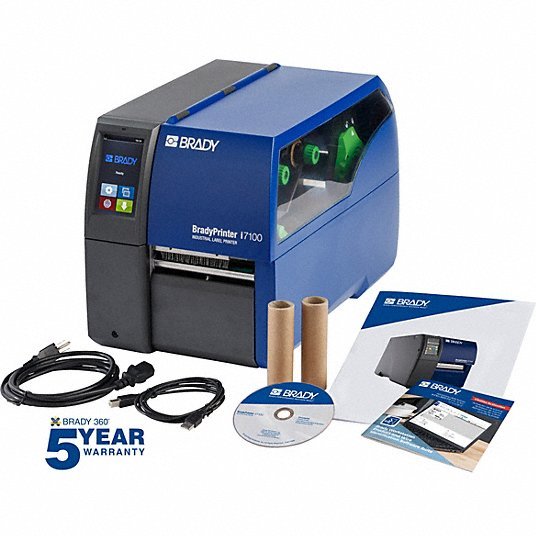 Brady 149050 Desktop Printer PC Connected, Single Color, Direct Thermal/Thermal Transfer, 4 3/8 in Max. Label Wd - KVM Tools Inc.KV54YN96